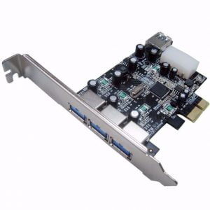 כרטיס הרחבה PCIE USB3 3+1 Port
