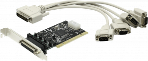 כרטיס הרחבה PCI הכולל 2 יציאות סיריאליות | STLAB CP-110