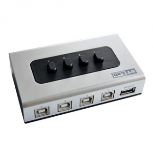 ממתג 4 כניסות USB ידני | STLAB G-130