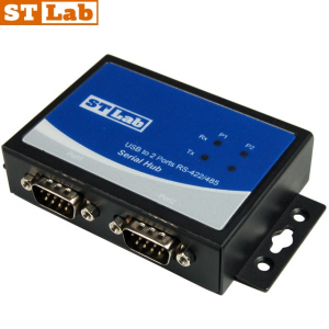 ממיר תקשורת איכותי STLAB IU-110 מחיבור USB2.0 לשתי יציאות RS484422
