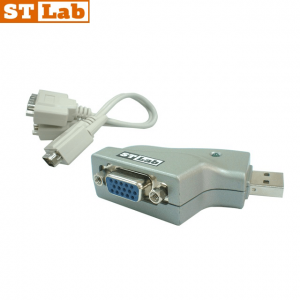 ממיר STLAB U-340 מחיבור USB לחיבור RS232 2 Port
