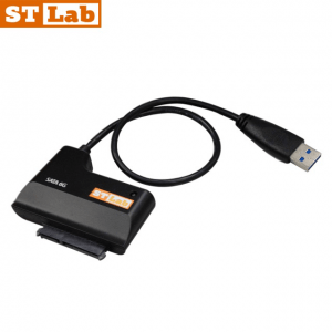 מתאם בחיבור USB30 לחיבור SATA3 6G מוגבר STLAB U-950