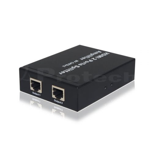 מרחיק HDMI CAT6 לשני מסכים מרוחקים למרחק של עד 50 מטר