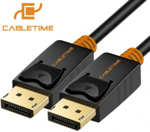 כבל DisplayPort תומך 4K באורך 10 מטר CableTime