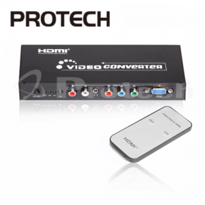 ממיר Componnent VGA + אודיו לחיבור HDMI