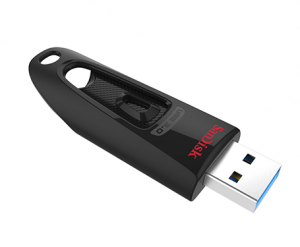 זכרון נייד דיסק און קי SanDisk Ultra USB 3.0 - בנפח 16GB