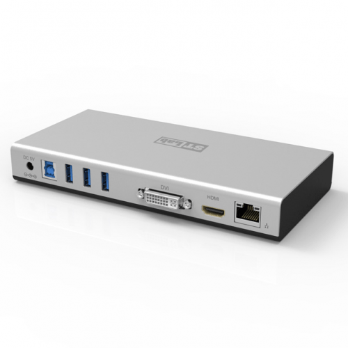 תחנת עגינה אוניברסלית בחיבור STLAB U-1180 USB3.0-C