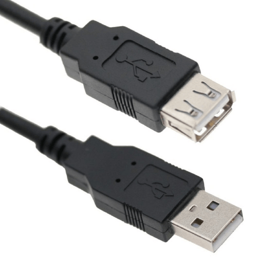 כבל מאריך USB2.0 זכר - נקבה באורך כ- 1.8 מטר LANCOM