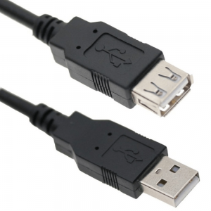 כבל מאריך USB2.0 זכר - נקבה באורך כ- כחצי מטר LANCOM