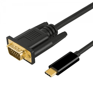 כבל מחיבור USB Type-C לחיבור VGA באורך כ- 2 מטרים CableTime