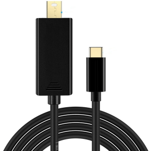 כבל מחיבור USB Type C לחיבור Mini Displayport תומך 4K באורך כ- 2 מטרים